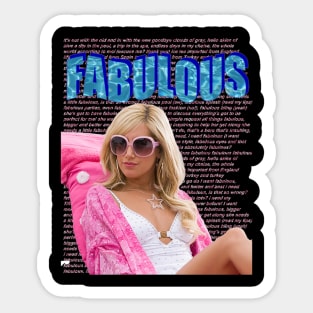 High School Musical Sharpay Fabulous Sticker